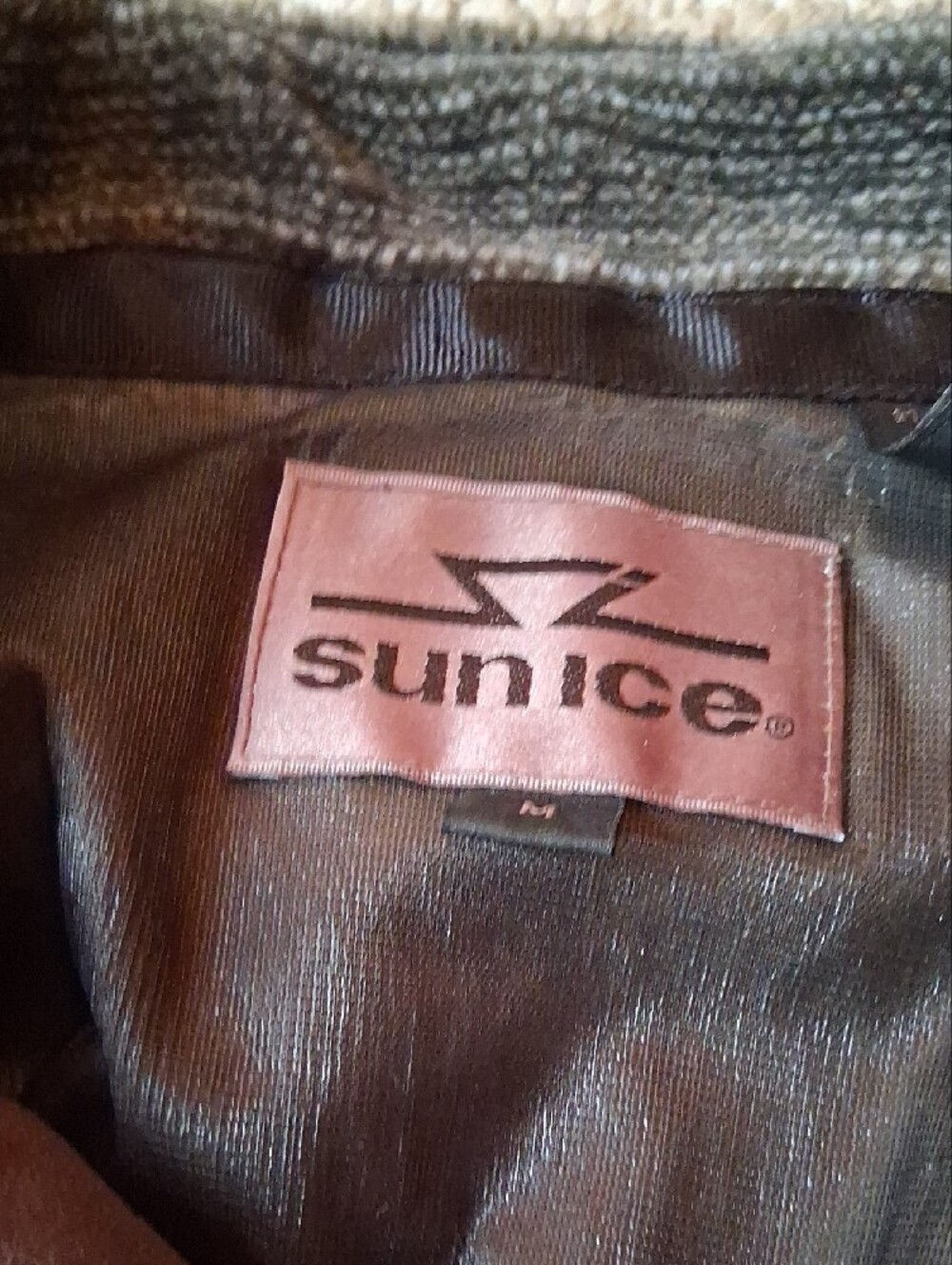 Sunice Men's Half-Zip Heathered Brown Green  Pullover Sweater Jacket M - Picture 3 of 5